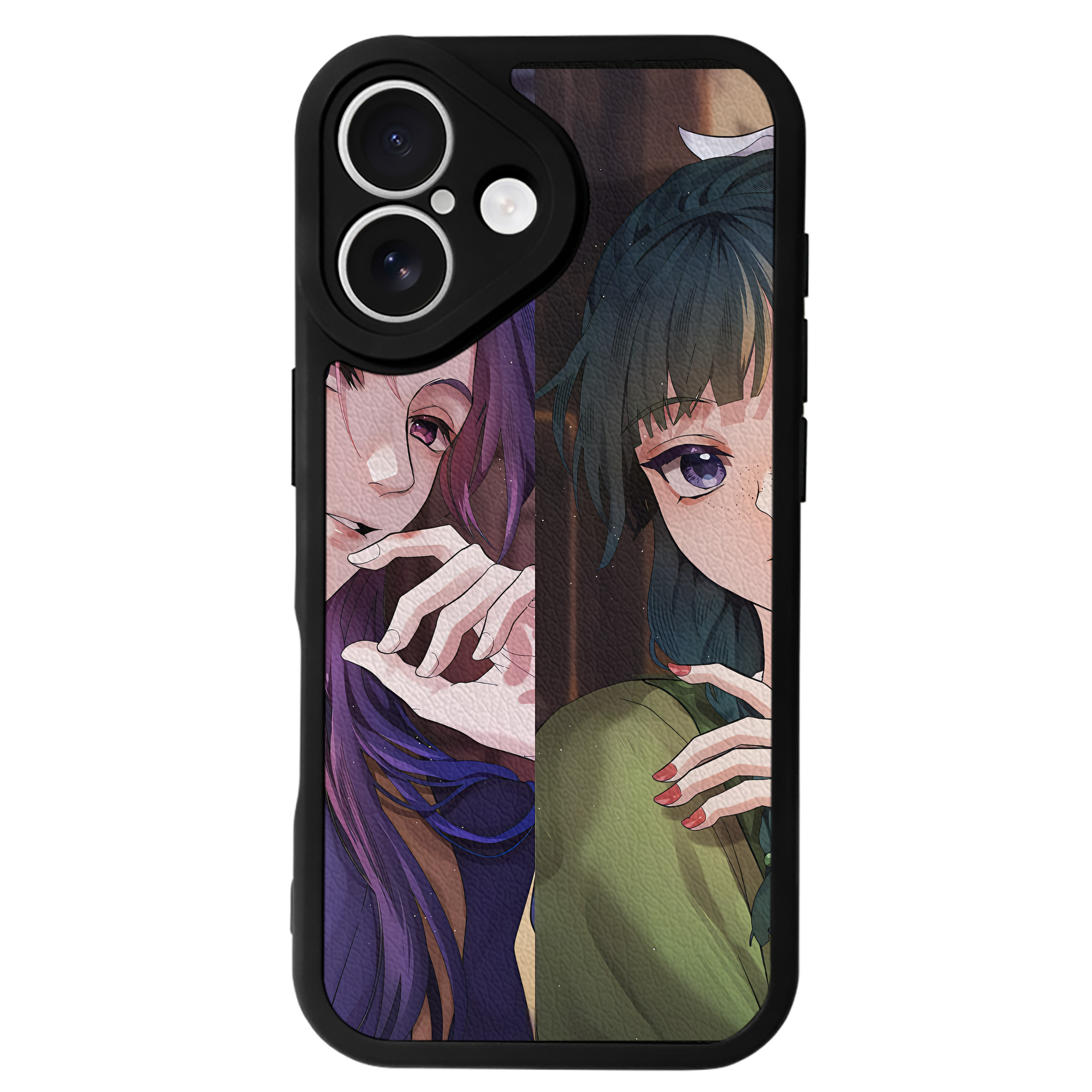 （画像用） 薬屋のひとりごと The Apothecary Diaries 【iPhone 16シリーズ対応】シリコンスマホケース（レザー調） 材質：シリコン
